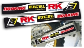 Blackbird swing arm sponsor sticker