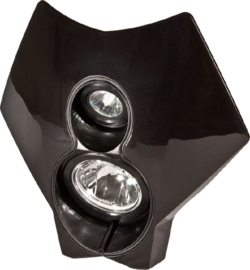 Trail Tech koplamp kit X2 70 watt halogeen zwart