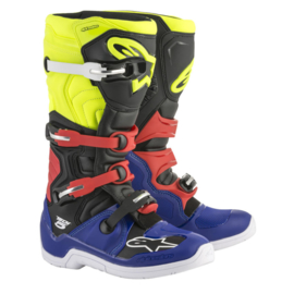 Alpinestars laarzen Tech 5 blauw/zwart/geel/rood