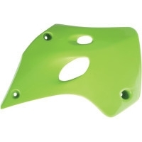 UFO radiator kappen groen voor de KX 80 1991-1997