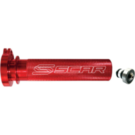 Scar gashendel buis aluminium gelagerd rood voor de Honda CRF 250R 2004-2018 & CRF 450R 2002-2018 & CRF 450RX 2017-2018