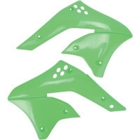 UFO radiator kappen groen voor de KX 250F 2008