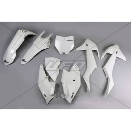 UFO plastic kit Witte Kleur KTM SX 125/150 2016-2018 & SX 250 2017-2018 & SX-F 250/350/450 2016-2018