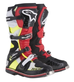 Alpinestars laarzen Tech 8 RS zwart/rood/geel/wit