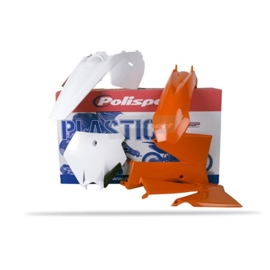 Polisport Plastic kit wit/oranje voor de KTM SX 85 2006-2012