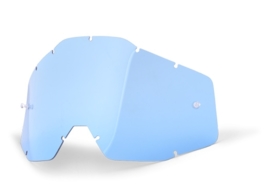 100% replacement lens voor RACECRAFT / ACCURI / STRATA blauw ( generatie 1 )