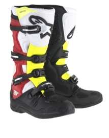 Alpinestars laarzen Tech 5 zwart/wit/rood/geel