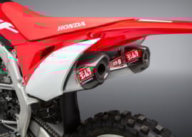 Yoshimura RS9-E rvs/dubbele aluminium demper compleet uitlaat systeem Honda CRF 250R 2018