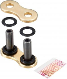 Kettingschakel klink voor de DID 520VX3 X-ring ketting goud