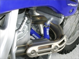 DRC radiator slangen set blauw voor de Yamaha YZ 125 2005-2020