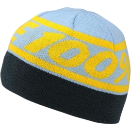 100% muts Rally blauw/geel