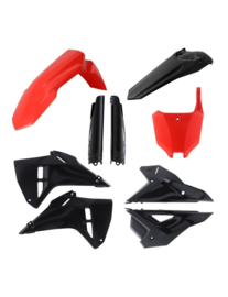 Acerbis plastic kit Rood / Zwart voor Honda CRF 250R 2025 & CRF 450R 2025