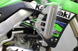 Works Connection Radiator Braces voor de Kawasaki KX 450F 2012-2015