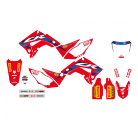 Blackbird Replica Team Honda HRC 2023 sticker set Honda CR 125R/250R 2002-2007 ( voor polisport restyle kit, niet de nieuwste polisport kit )