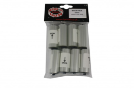 RNR roll off rolletjes WVS/XXL/Platinum/48mm  & past ook op Progrip Vista XXL Bril ( verpakt per 8 )