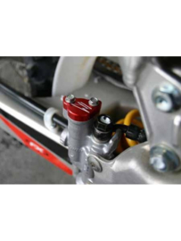 Zeta achter rem reservoir deksel rood voor de Honda CRF 150R 2007-2018 & CR 125/250R 2002-2007 & CRF 250R/X 2004-2018 & CRF 450R 2002-2018 & CRF 450X 2005-2018