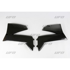 UFO zwarte radiator kappen voor KTM LC4 6402003-2004 & SMC 660 2003-2004