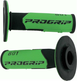 Progrip handvaten cross soft touch 801 zwart/groen