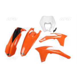UFO plastic kit (met koplamp plastic ) KTM EXC 125/200/250/300/450/500 2012-2013 & EXC-F 250 2012-2013