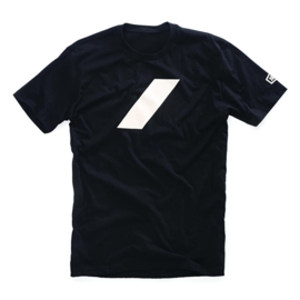 100% T-shirt Black Bar