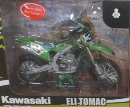 Miniatuur motor 1:12 Eli Tomac Kawasaki KX 450F