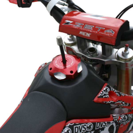 Zeta tankdop rood voor de Kawasaki KX 65 2006-2017 & KX 85/100 2006-2013 & KX 125 2006-2008 & KX 250F 2004-2005 & Suzuki RMZ 250 2004-2006