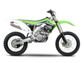 Yoshimura compleet uitlaatsysteem RS4-E rvs/aluminium demper Kawasaki KX 450F 2016-2018