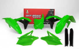 Rtech neon groen/zwart plastic kit voor de KX 250F 2017-2018
