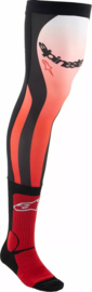 Alpinestars sokken rood / wit voor de kniebrace maat 43-46