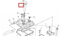 Yamaha OEM Bougiedop Yamaha YZ 250F 2014-2018 & WR 250F 2015-2018