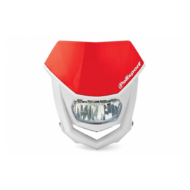Polisport koplamp Halo Led CR rood/wit ECE goedgekeurd