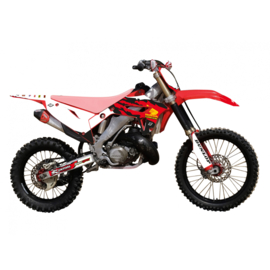Blackbird 'Retro' sticker set Honda CR 125R/250R 2002-2007 ( voor polisport 2022 restyle kit )