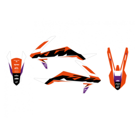 Blackbird Stickerset Dream 5 KTM SX/SX-F 2016-2018 & EXC/EXC-F 2017-2019