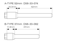 DRC remblok pin set ( voor & achterrem ) Kawasaki KX 125/250 1997-2008 & KX 250F 2004-2018 & KX 450F 2006-2018 & Suzuki RM-Z 250 2004-2006