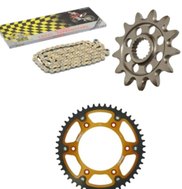 Ketting/Tandwiel kit bestaande uit Supersprox voor Supersprox achter tandwiel stealth ketting Regina RX3 118 schakels
