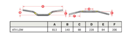 Pro taper SE ATV Low stuur 22,2mm
