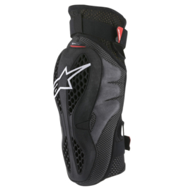 Alpinestars kniebeschermers Sequence kleur zwart/rood