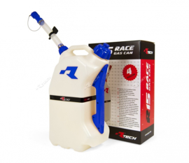 R-tech brandstoftank 15 liter wit/blauw