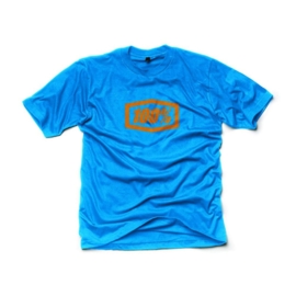 100% T-shirt Essential blauw