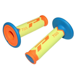 Pro Grip 788 handvaten Tri-Compound fluor oranje / fluor geel / licht blauw
