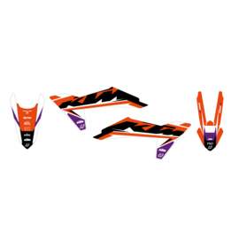 Blackbird Stickerset Dream 5 KTM SX/F 125/150/250/300/350/450 2023-2024 & EXC/EXC-F 250-500 2024-
