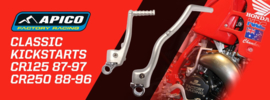 Apico Kickstarter zilver voor de Honda CR 125R 1987-1997