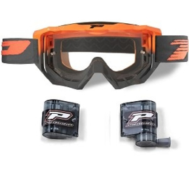 ProGrip 3200 Fluor Oranje / Zwart crossbril met Roll Off XL ( 2023 collectie )