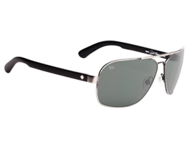 SPY zonnebril Showtime McGrath Antique zilver/zwart - Happy lens grijs/groen polar lens