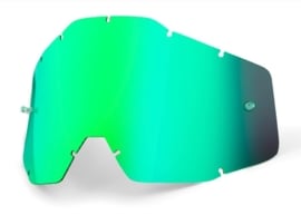 100% spiegel lens groen voor 100% Racecraft / Accuri / Strata crossbrillen