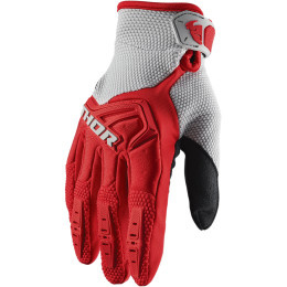 Thor MX handschoenen Spectrum Grijs / Rood