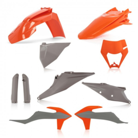 Acerbis Full Plastic Kit inclusief voorvork beschermers KTM EXC 250 TPI / EXC 300 TPI 2020-2023 & EXC-F 250/350/450/500 2020-2023