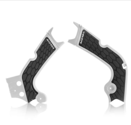 Acerbis X-Grip Framebeschermers + Grip wit/zwart Honda CRF 250R 2018-2019 & CRF 450R/RX 2017-2018