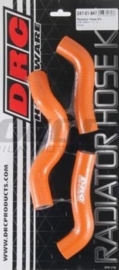 DRC radiator slangen set oranje voor de KTM SX-F 250 2011-2012