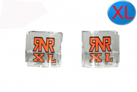 RNR losse kapjes Wit voor RNR XL crossbrillen